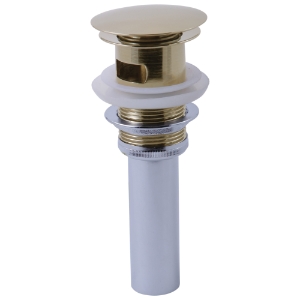 Brizo® RP72414PN Pushbutton Activated Pop-Up Drain Assembly, Polished Nickel, Brass Drain