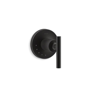 Kohler® T14490-4-BL Purist® Mastershower® Volume Control Valve Trim With Lever Handle, Matte Black