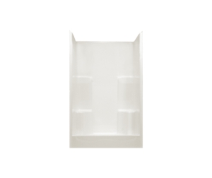 Clarion RE5848X-WH AcrylX™ One-Piece Alcove Center Drain Shower Stall, 48 in L x 36 in W x 78 in H, White