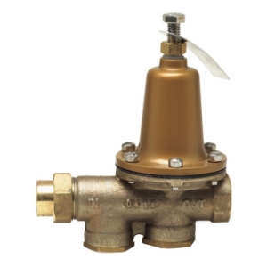 WATTS® 0009392 LF25AUB-Z3 Pressure Reducing Valve, 1-1/4 in Nominal, FNPT Union x FNPT End Style, 25 to 75 psi Pressure, Cast Copper Silicon Alloy Body
