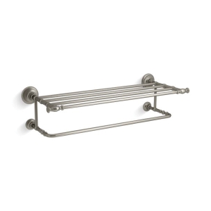 Kohler® 72575-BN Artifacts® Hotelier, 27 in L x 10 in W x 7-1/2 in H, Vibrant® Brushed Nickel