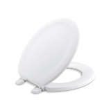 Kohler® 4648-0 Stonewood® Toilet Seat, Round Bowl, Closed Front, Wood, White