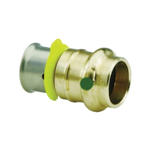 Viega ProPress® 99630 Press Transition Coupling, 3/4 x 1/2 in Nominal, Press End Style, Bronze