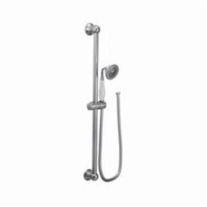 Moen® S12107EP Hand Shower, Weymouth™, 3 in Dia 1 Shower Head, 2 gpm, 69 in L Hose, Chrome