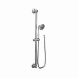 Moen® S12107EP Hand Shower, Weymouth™, 3 in Dia 1 Shower Head, 2 gpm, 69 in L Hose, Chrome