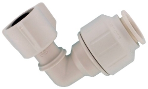 John Guest® PEIBTC2034P Female Swivel Elbow, 1/2 in Nominal, CTS x NPS End Style