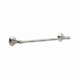 DELTA® 70018-SS Windemere® Towel Bar, 18 in L Bar, 3-1/2 in OAD x 2-5/32 in OAH, Brass, Stainless