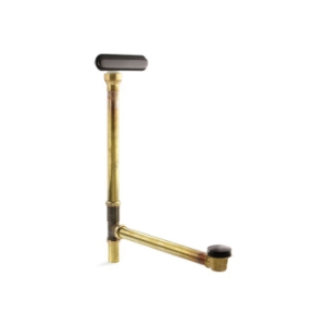 Kohler® 7271-2BZ Slotted Overflow Bath Drain with Slotted Overflow, 23-1/16 in H x 8-3/16 in W, Brass, Oil Rubbed Bronze