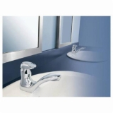 Moen® 8884 M-PRESS™ Bathroom Faucet, 0.5 gpm Flow Rate, 3 in H Spout, 1 Handle, 1 Faucet Hole, Polished Chrome