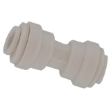 John Guest® PP0408WP Fitting Union Connector, 1/4 in Nominal