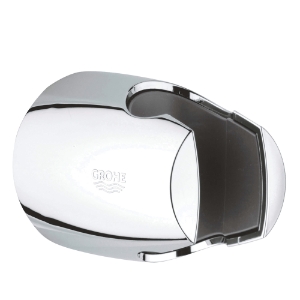 GROHE 28403000 Movario® Hand Shower Holder, Wall Mount, Polished Chrome