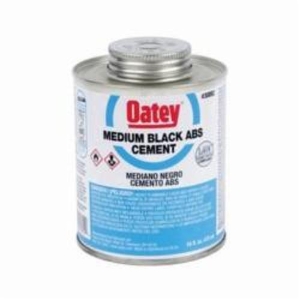 Oatey® 30892 Medium Body ABS Cement, 16 oz Container, Black