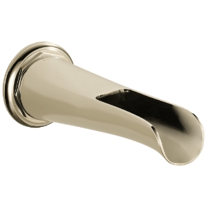 Brizo® RP78583PN Rook® Non-Diverter Channel Tub Spout, Brass, Polished Nickel