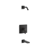 Kohler TLS23502-4-BL Pressure Balanced Bath and Shower Valve Trim Set, Matte Black