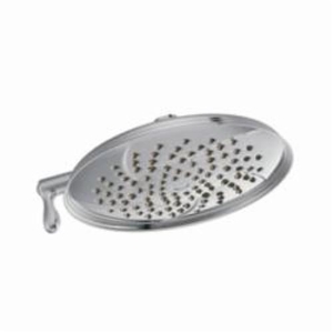 Moen® S1311EP Multifunction Raincan Shower Head, Isabel™, 2 gpm, 2 Sprays, Wall Mount, 9 x 3-1/8 in Head, Chrome