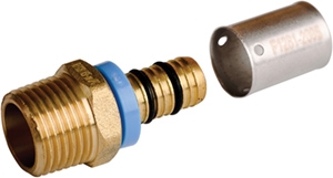 MrPEX® 2226375 PAP - Press Transition to NPT Adapter DZR – 5/8 in. PAP to 3/4 in. NPT