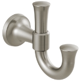 DELTA® 75635-SS Dorval™ Robe Hook, 3-3/4 in OAH x 1.88 in OAW x 4.38 in OAD, Stainless