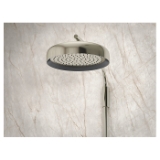 Kohler® 26292-BN Statement® 1-Function Contemporary Rain Showerhead with Katalyst® Air Induction Technology, 2.5 gpm Max Flow, 1 Spray, 12 in Dia Head, Vibrant® Brushed Nickel