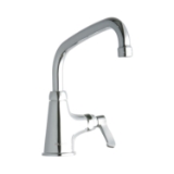 Elkay® LK535AT08L2 Universal Traditional Classroom Faucet, Commercial, 2.2 gpm Flow Rate, Arc Tube Spout, Polished Chrome, 1 Handle