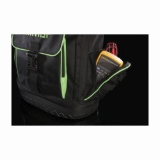 Hilmor® 1839080 Backpack Tool Bag, Black/Green