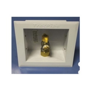 TracPipe® Counterstrike® AutoSnap® FGP-SWBTM-750 Wall Box with 1-3/8 in Valve and 1-3/8 in Nut, 3/4 in Nominal, NPT, Metal