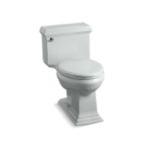 Memoirs® Classic Comfort Height® 1-Piece Toilet, Elongated Front Bowl, 16-1/4 in H Rim, 1.28 gpf, Ice Gray™