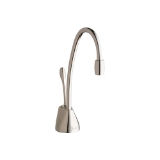 Insinkerator® Indulge™ 44251C FGN1100 Contemporary Instant Hot Water Dispenser Faucet, Residential, High-Arc Swivel Spout, Polished Nickel, 1 Handle