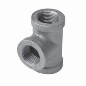 Ward Mfg C.NMT Pipe Tee, 3/8 in, FNPT, 150 lb, Malleable Iron, Galvanized