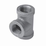 Ward Mfg C.NMT Pipe Tee, 3/8 in, FNPT, 150 lb, Malleable Iron, Galvanized