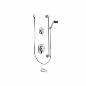 Moen® T8341 Tub and Shower System Trim, Posi-Temp®, 2.5 gpm, Polished Chrome
