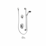 Moen® T8341 Tub and Shower System Trim, Posi-Temp®, 2.5 gpm, Chrome