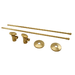 Jones Stephens™ S10361 Lavatory Supply and Stop Kit, Brass/Copper