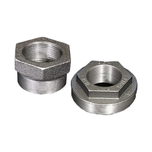 Beckett® 14579 Double Tapped Bushing, 2 x 1 in Nominal, MNPT x FNPT, Cast Iron