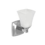 Moen® YB5161CH Reversible 1-Globe Bath Light, Voss™, 110 VAC, Chrome