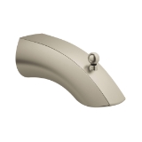 GROHE 13356EN2 Eurosmart® Tub Spout with Diverter, Slip-Fit Connection, 6-3/8 in L x 2-7/16 in H, Brass, StarLight® Brushed Nickel