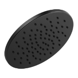 DELTA® 52158-BL Universal 1-Setting Raincan Shower Head, 1.75 gpm Max Flow, 1 Spray, Matte Black