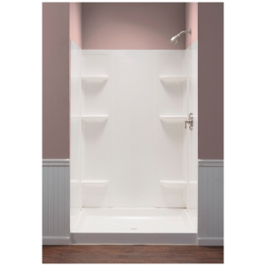 ELM® 260WHT DURAWALL® Shower Wall, 71-1/2 in H, Thermoplastic