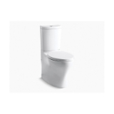 Kohler® 6355-0 6355 2-Piece Toilet, Persuade® Curv, Elongated Bowl, 16-1/2 in H Rim, 12 in Rough-In, 1/1.6 gpf Flush Rate, White