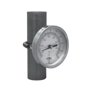 WINTERS TCT167 Clamp-On Thermometer, Bi-Metallic Coil, 2-1/2 in, 30 to 250 deg F