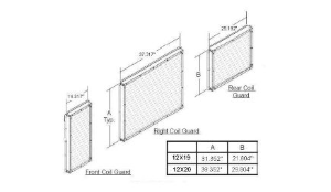 Allied Commercial™ 12X20 Z1GARD52AT-1 Mesh Hail/Coil Guard