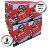 Scott® 75190 1-Ply Shop Towel, 10 in L x 13 in W, Blue, Pop-Up Box Package