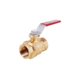 LEGEND 101-027 T-1001 1-Piece Ball Valve, 1-1/2 in Nominal, FNPT x IPS End Style, Brass Body, Full Port, TFM/PTFE Softgoods