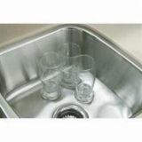 Sterling® 11409-NA Kitchen Sink with SilentShield® Technology, McAllister®, Luster, Rectangle Shape, 14-1/4 in Left, 14-1/4 in Right L x 18-1/2 in Left, 15-3/4 in Right W x 8-5/16 in Left, 8-5/16 in Right D Bowl, 31-3/4 in L x 20-3/4 in W x 8 in H