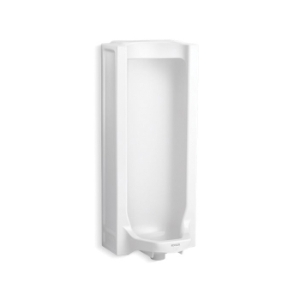 Kohler® 25039-R-0 Branham™ Full Stall Washdown Urinal, 0.5/1 gpf Flush Rate, Rear Spud, Wall Mount, White