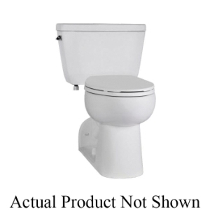 NIAGARA BARRON™ C44.391.01 ADA Height Back Outlet Toilet, Elongated Bowl, 17 in H Rim, 1 gpf, White, Right Hand Trip Lever