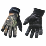 Youngstown® 05-3470-99-L Camo 05-3470-99 Waterproof General Purpose Gloves, Cold Weather, Full Finger/Wing Thumb Style, L, Synthetic Leather Palm, 80g 3M™ Thinsulate™/Block Span Outer/Membrane/Fleece Liner, Camouflage, Gusset Cuff, Resists: Abrasion