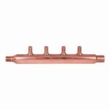 Sioux Chief PowerPEX® BranchMaster™ 672X0497 Manifold, 3/4 x 1 x 1/2 in Nominal, F1807 PEX Crimp™ End Style, Copper