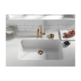 DELTA® GR250-CZ Glass Rinser, 2-1/2 in THK Max Deck, 2-1/2 in L Spout, 1-1/8 in H Spout, 1.2 gpm at 60 psi, Metal, Champagne Bronze
