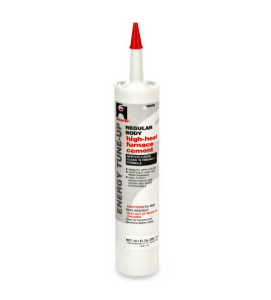 Hercules® 35509 Furnace Cement, 11 oz Cartridge, Paste, Tan/Black