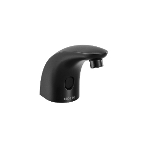 Moen® 8558BL M-POWER™ Transitional Electronic Soap Dispenser, Matte Black, 1500 mL Capacity, 2 in OAL, Above-Deck Mount, Cast Brass, Commercial